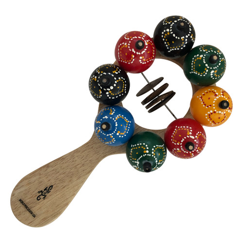 Hand-painted Slider 8-Ball Rattle